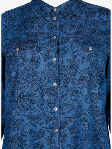 Zizzi Blouse 'JMIA' in Blauw