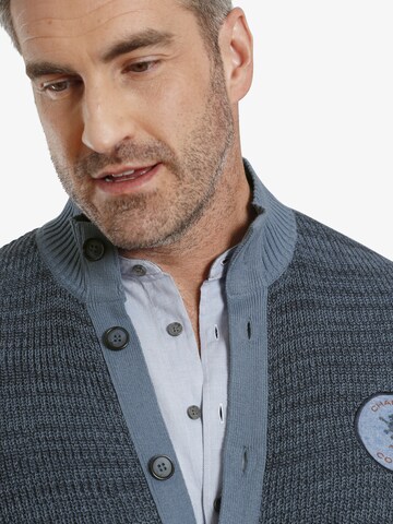 Charles Colby Gebreid vest 'Duke Odoi' in Blauw