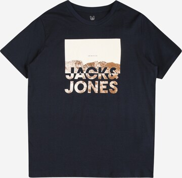 Jack & Jones Junior Shirt 'Alfie' in Blue: front