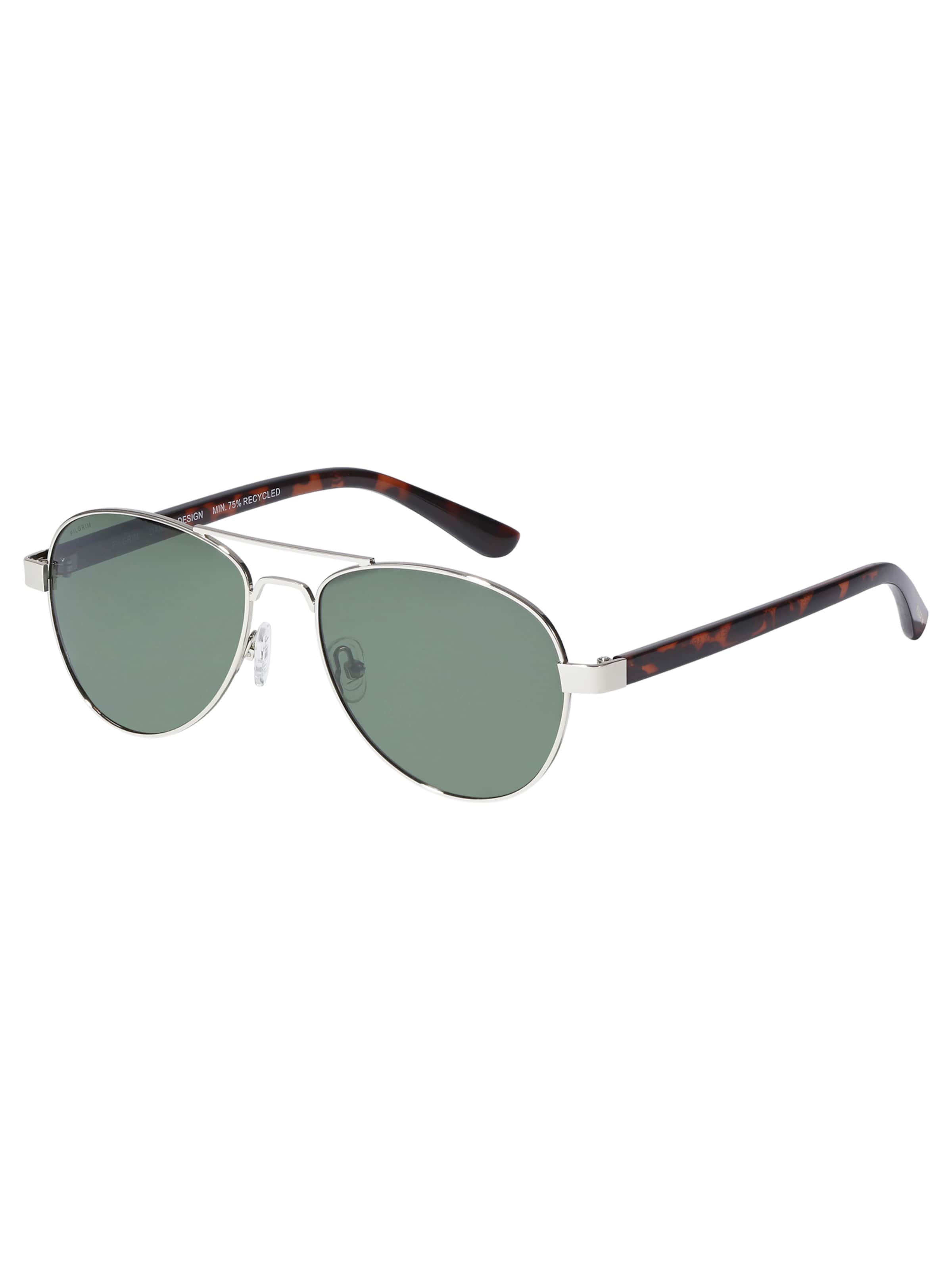 Pilgrim Zonnebril 'CHEVY' in Zwart: voorkant