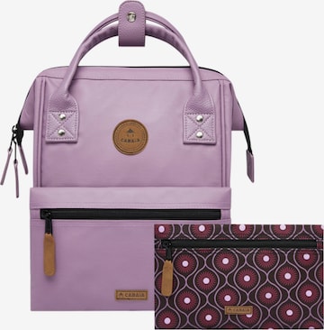 Cabaia Backpack in Purple: front