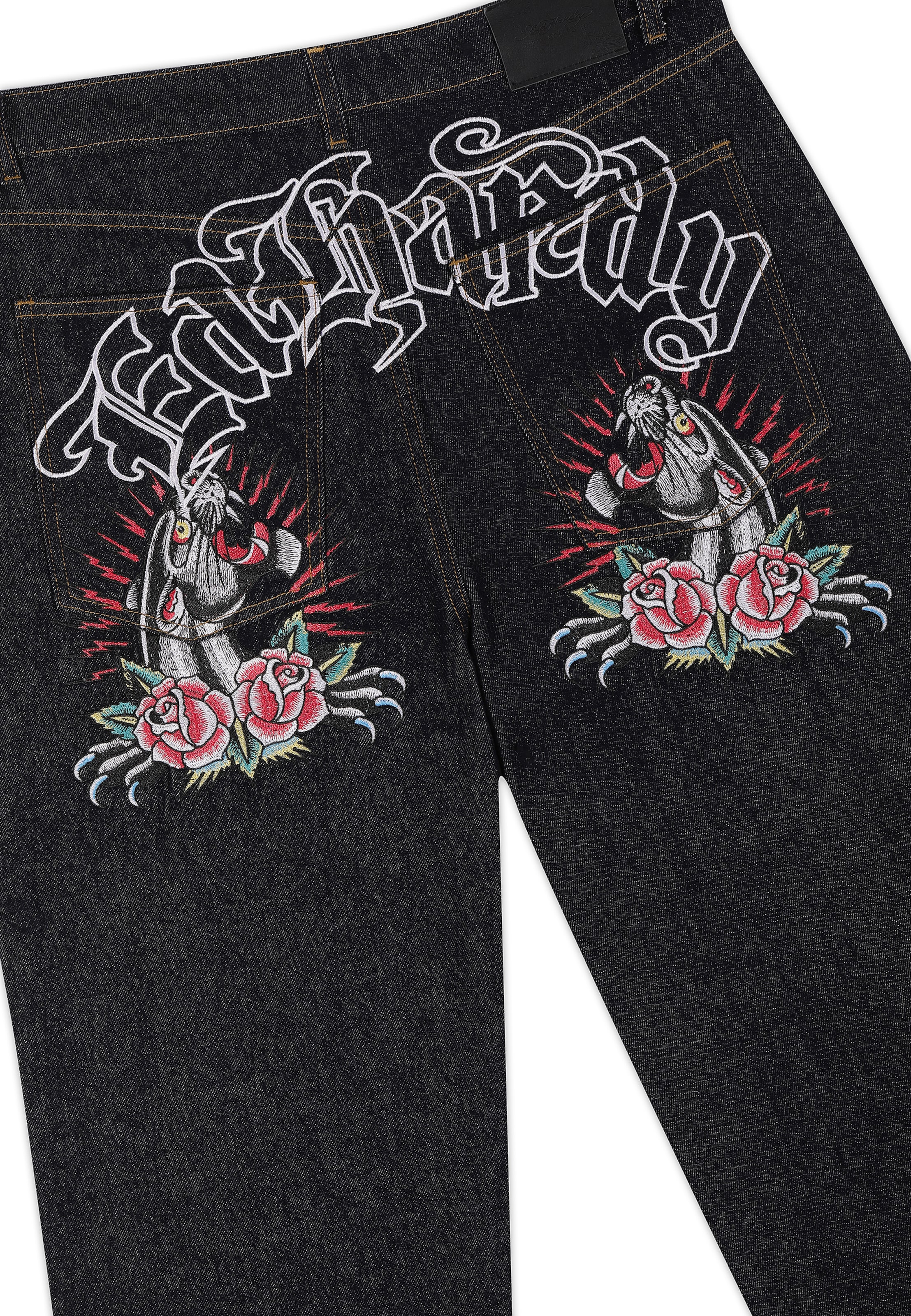 Ed Hardy Loosefit Džíny – modrá