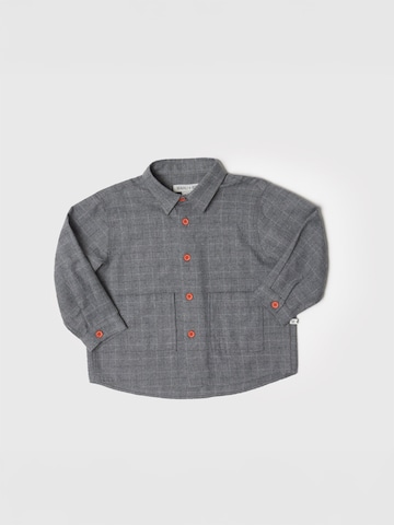 Maru + Bo Shirts 'CHECKED SHIRT WITH POCKETS' i grå: forside