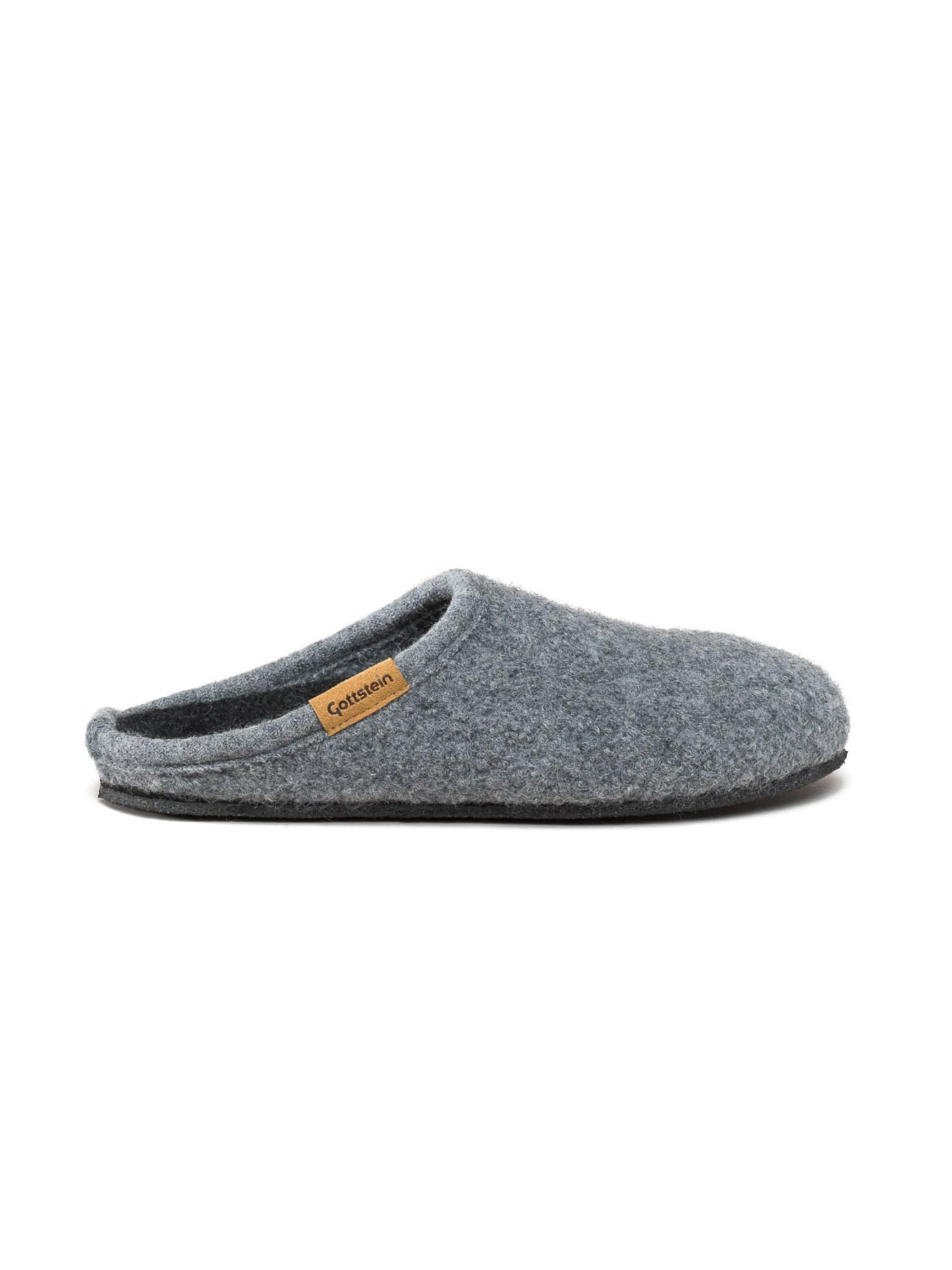 Gottstein Hausschuh 'Walkpantoffel ALP- COMFORT-FE'‌‌‌‌‌‌ in Grau