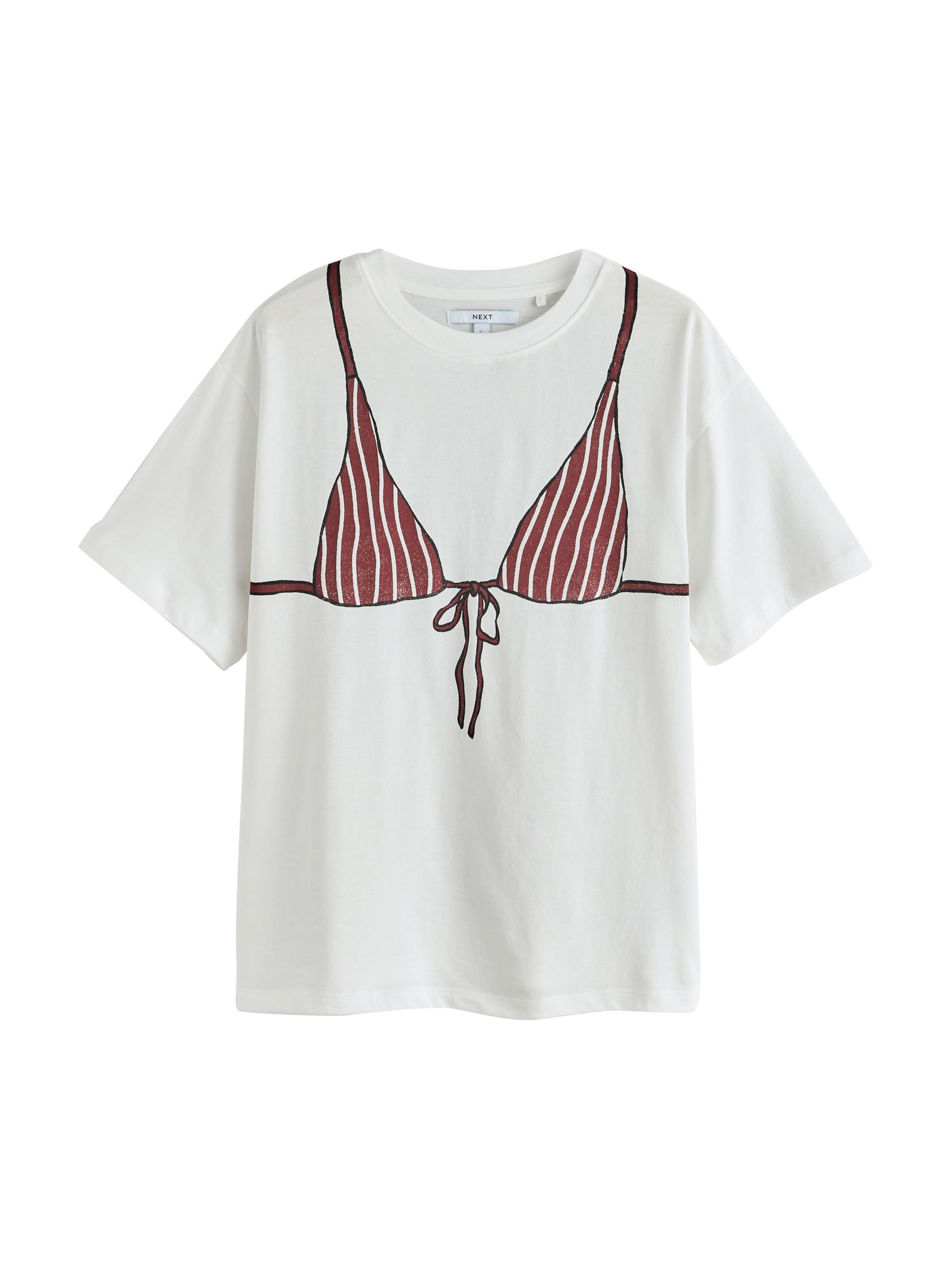 Next Shirt in Beige: voorkant