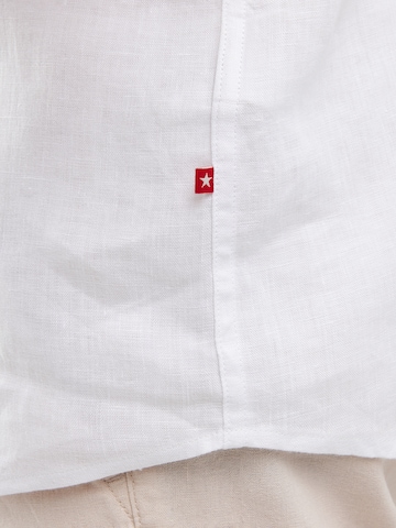 BIG STAR Slim fit Overhemd 'Liners' in Wit