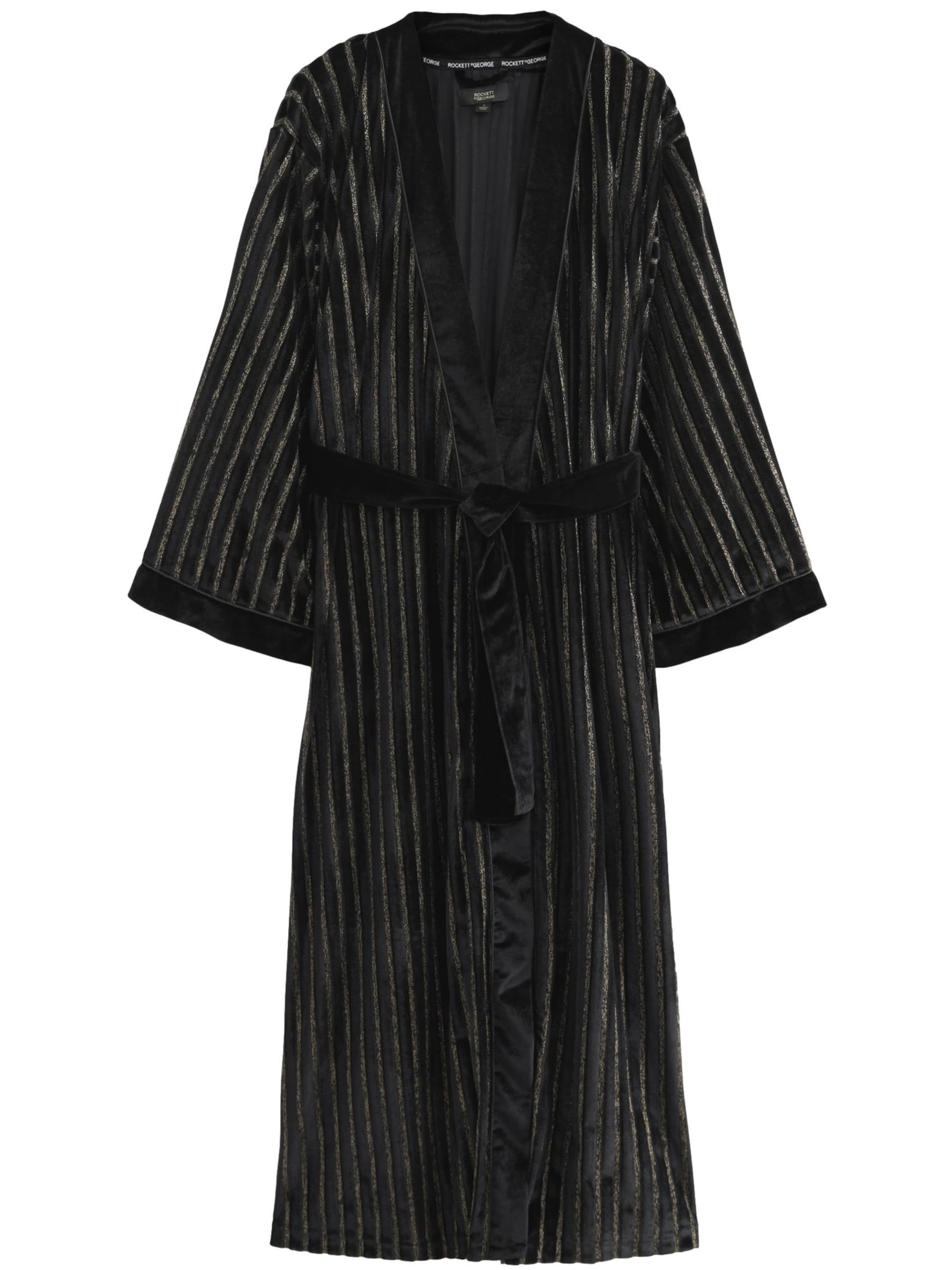 Vestaglia di Rockett St George in nero: frontale