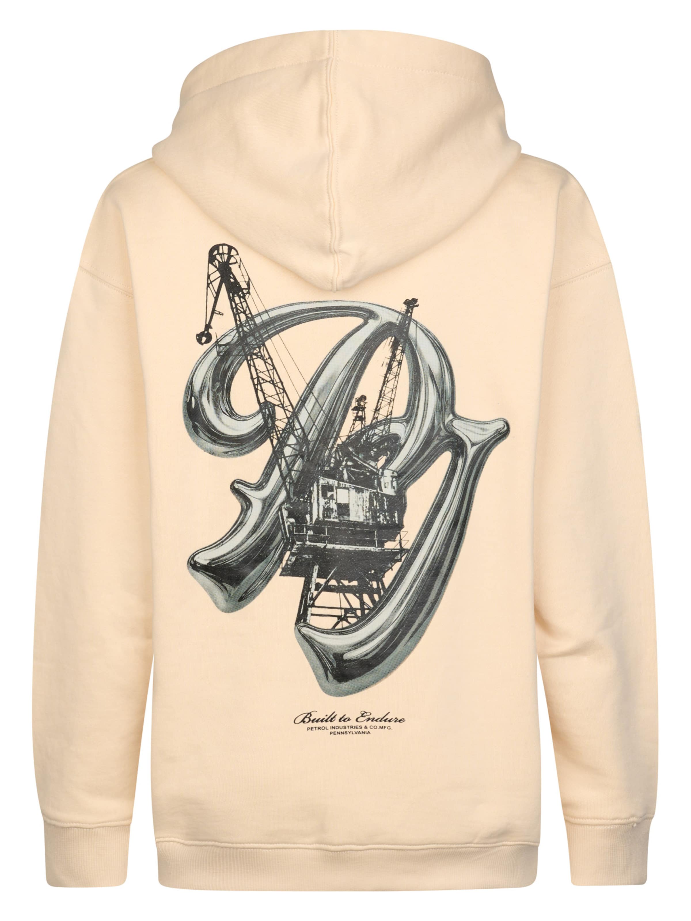 Petrol Industries Sweatshirt in Beige