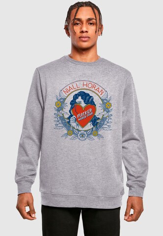 Merchcode Sweatshirt 'Niall Horan - Flicker World Tour' in Grey: front