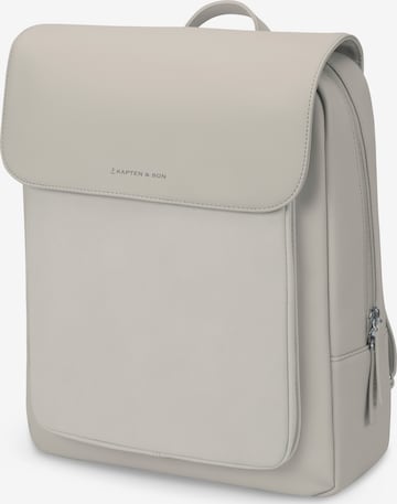 Kapten & Son - Mochila 'Tromso Oyster' em cinzento: frente