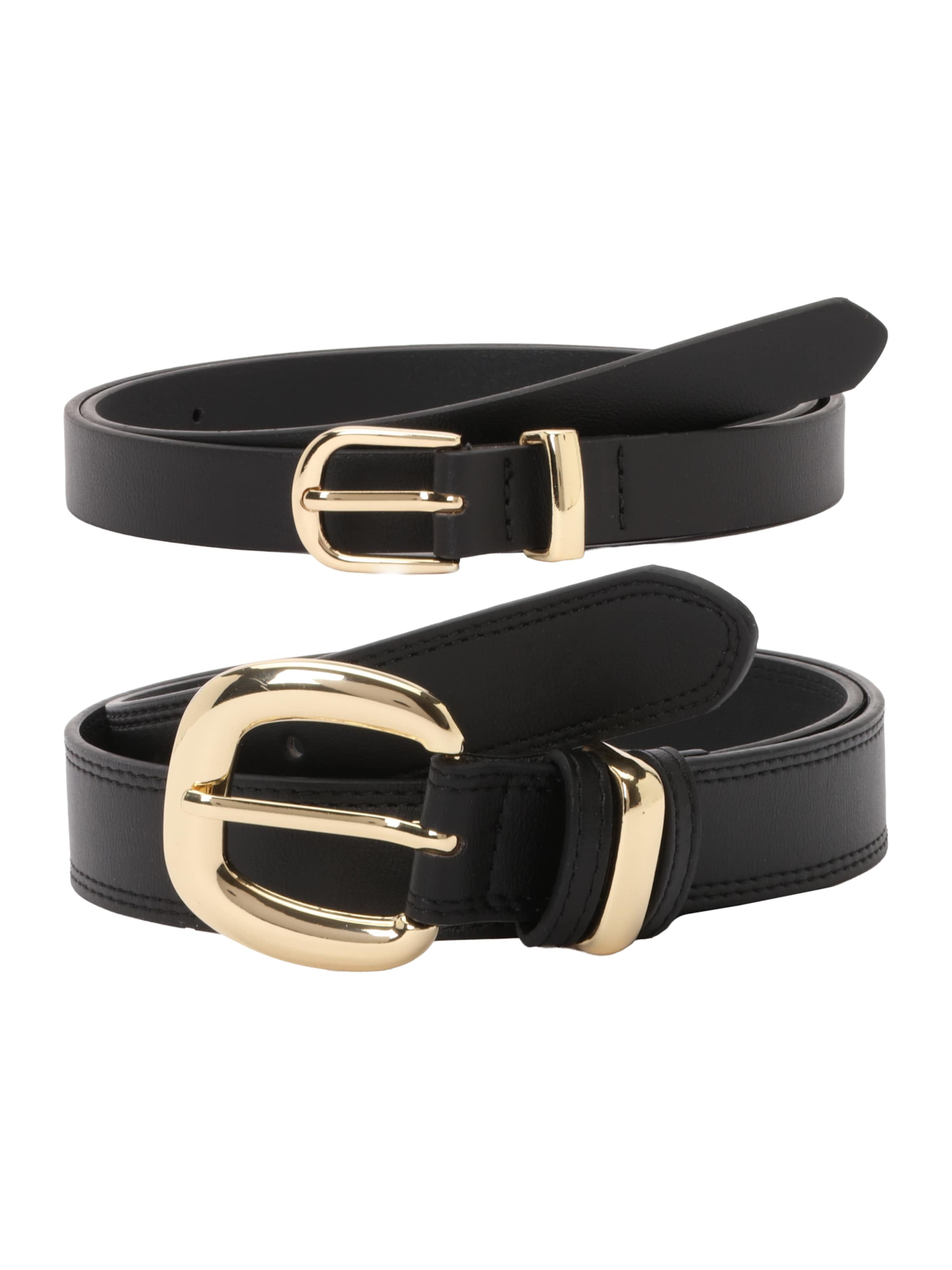 PIECES Belt 'PCPULIETTA' in Black: front