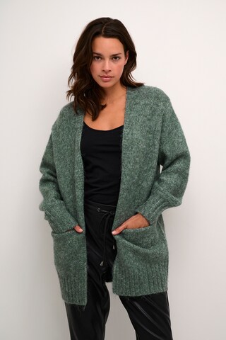 Kaffe Strickjacke 'Trina' in Grün: Vorderseite