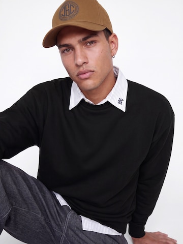JACK & JONES Sweatshirt 'JACOLLIE' in Zwart