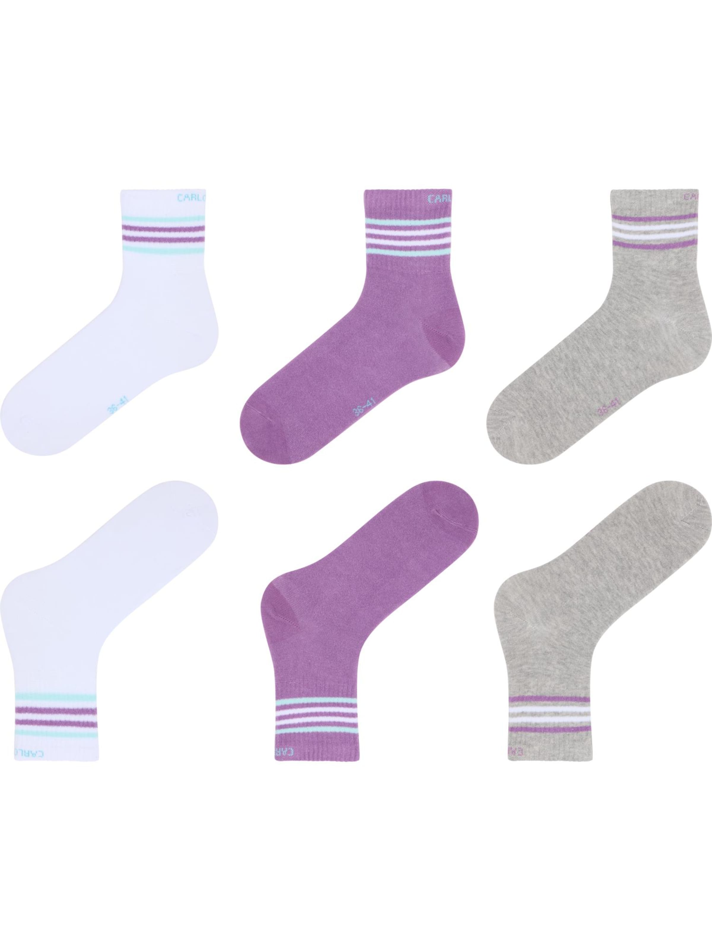 Chaussettes 'Ellmenreich' Carlo Colucci en gris