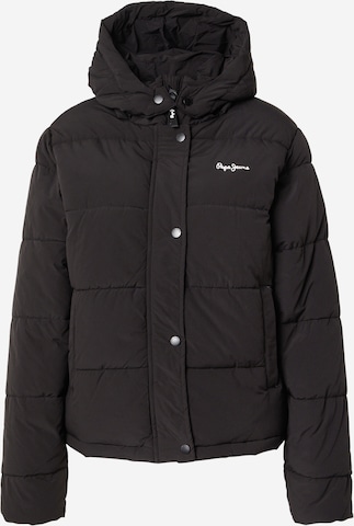 Pepe Jeans Jacke in Schwarz: Vorderseite
