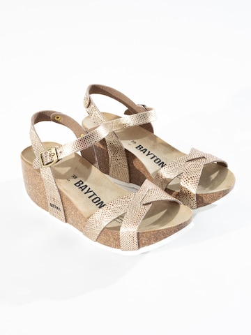 Bayton Strap sandal 'Venus' in Yellow