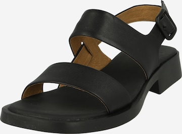CAMPER Strap sandal 'Dana' in Black: front