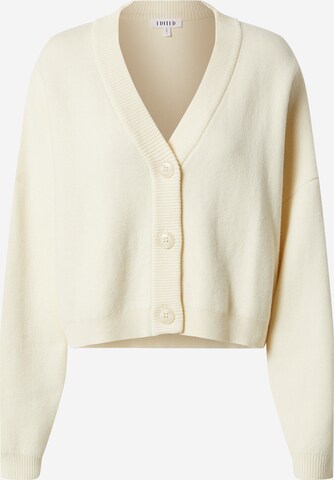 EDITED Knit Cardigan 'Etta' in Beige: front