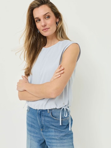 Tamaris Bluse in Blau: Vorderseite