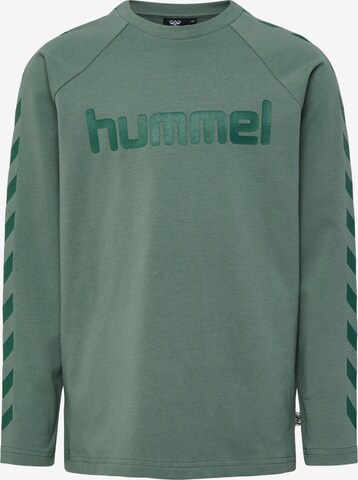 T-Shirt fonctionnel Hummel en vert : devant