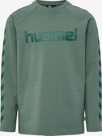 Hummel - Camisa funcionais em verde: frente