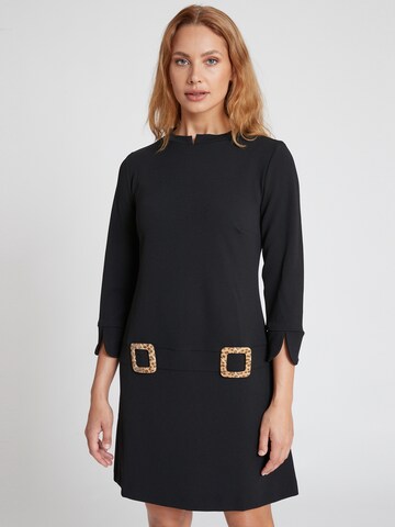 Robe ' Sidea ' Ana Alcazar en noir : devant