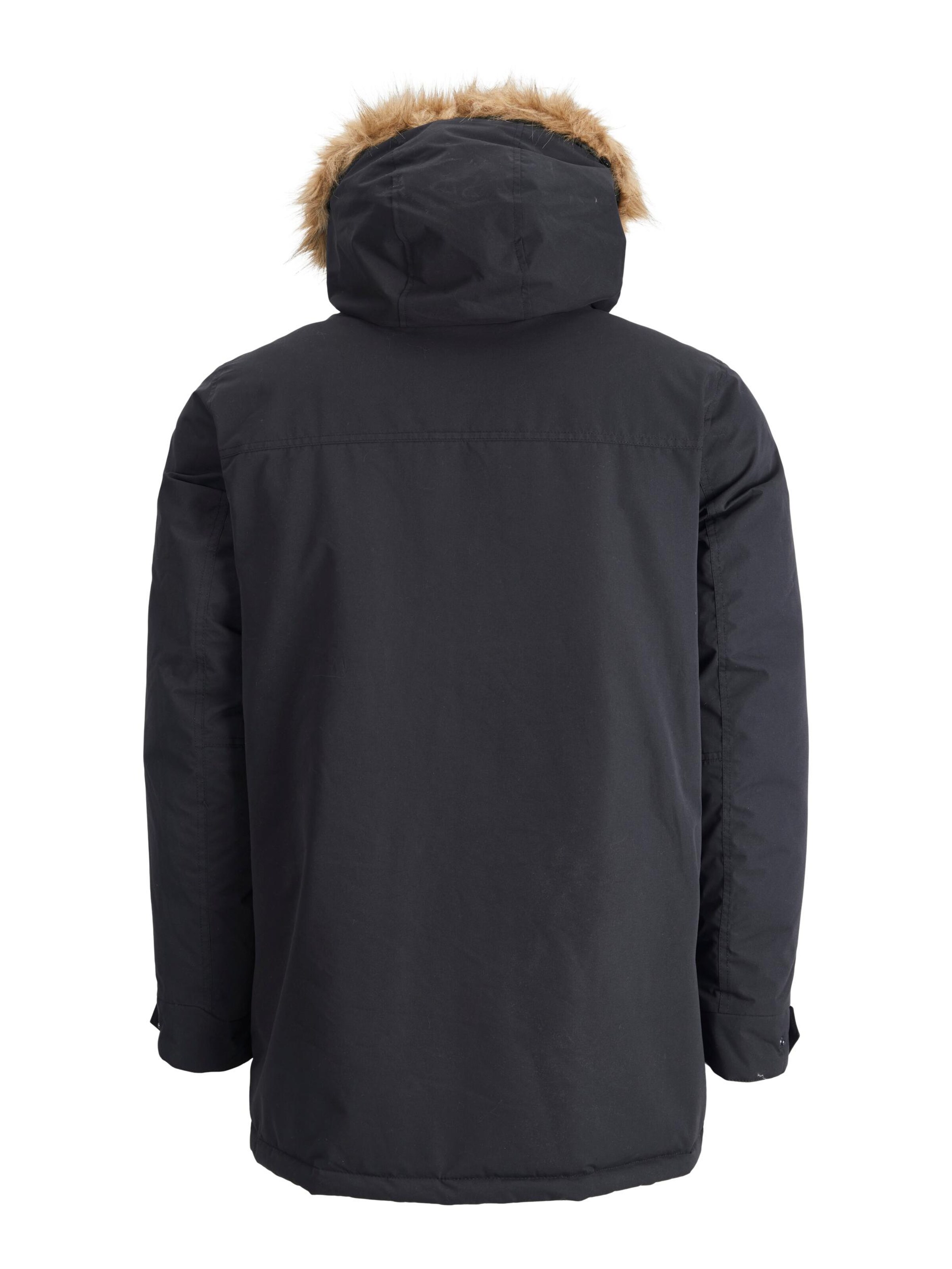 JACK & JONES Talveparka 'Winner', värv must