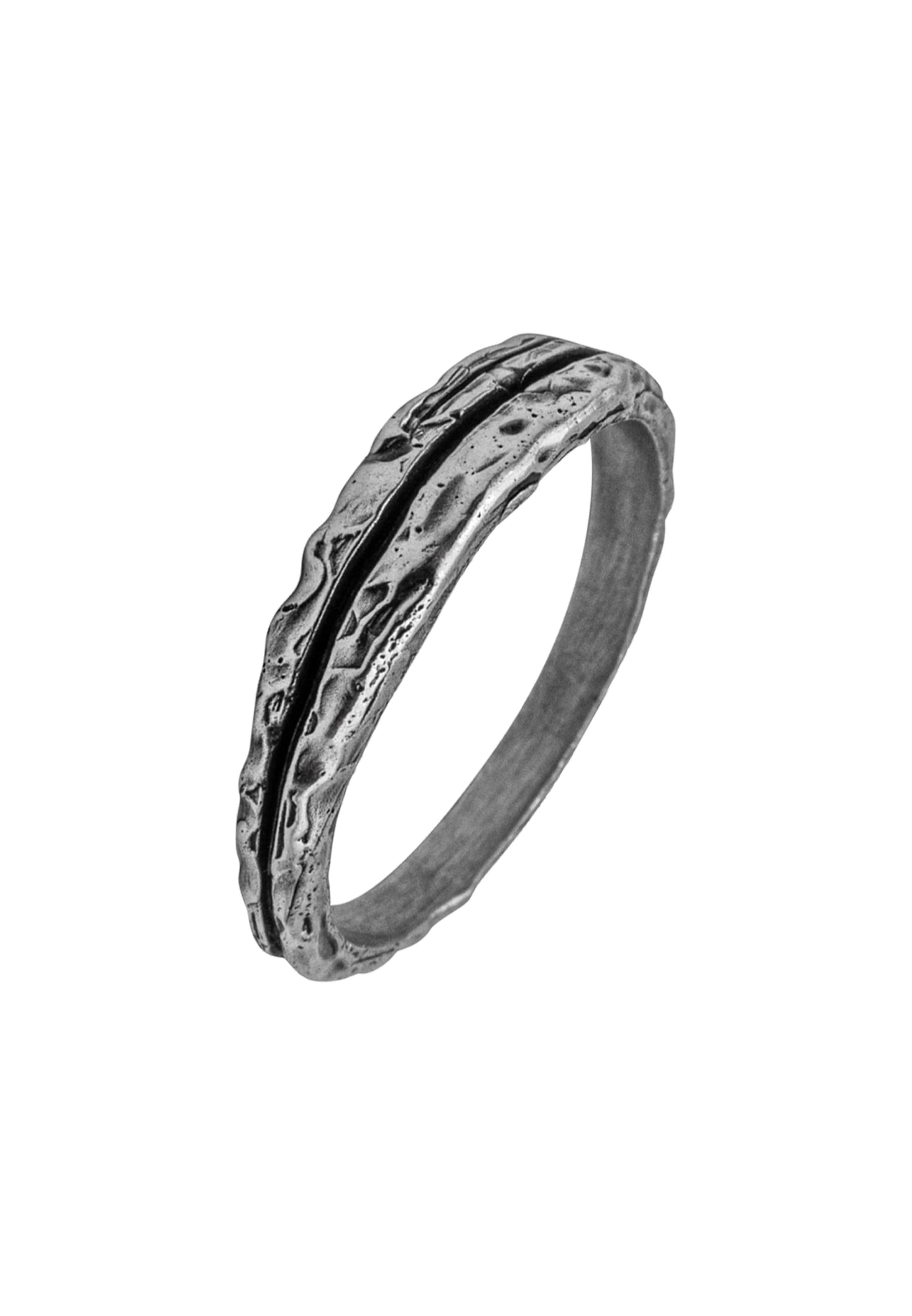 Haze&Glory Ring 'Slider' in Silver: front