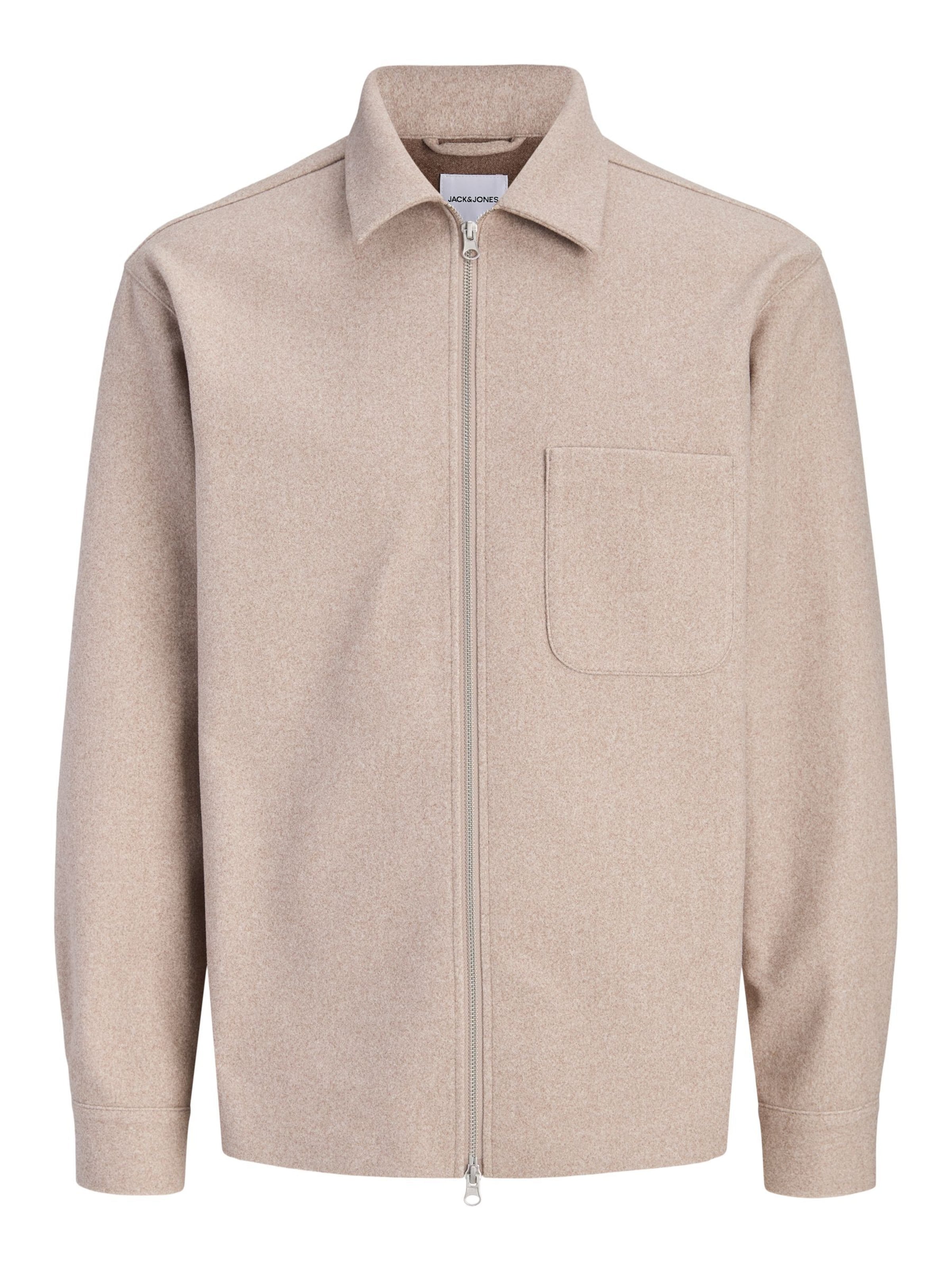 JACK & JONES Veste mi-saison en S en gris, Vue avec produit
