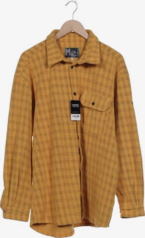 VAUDE Button Up Shirt in XXL in Yellow: front