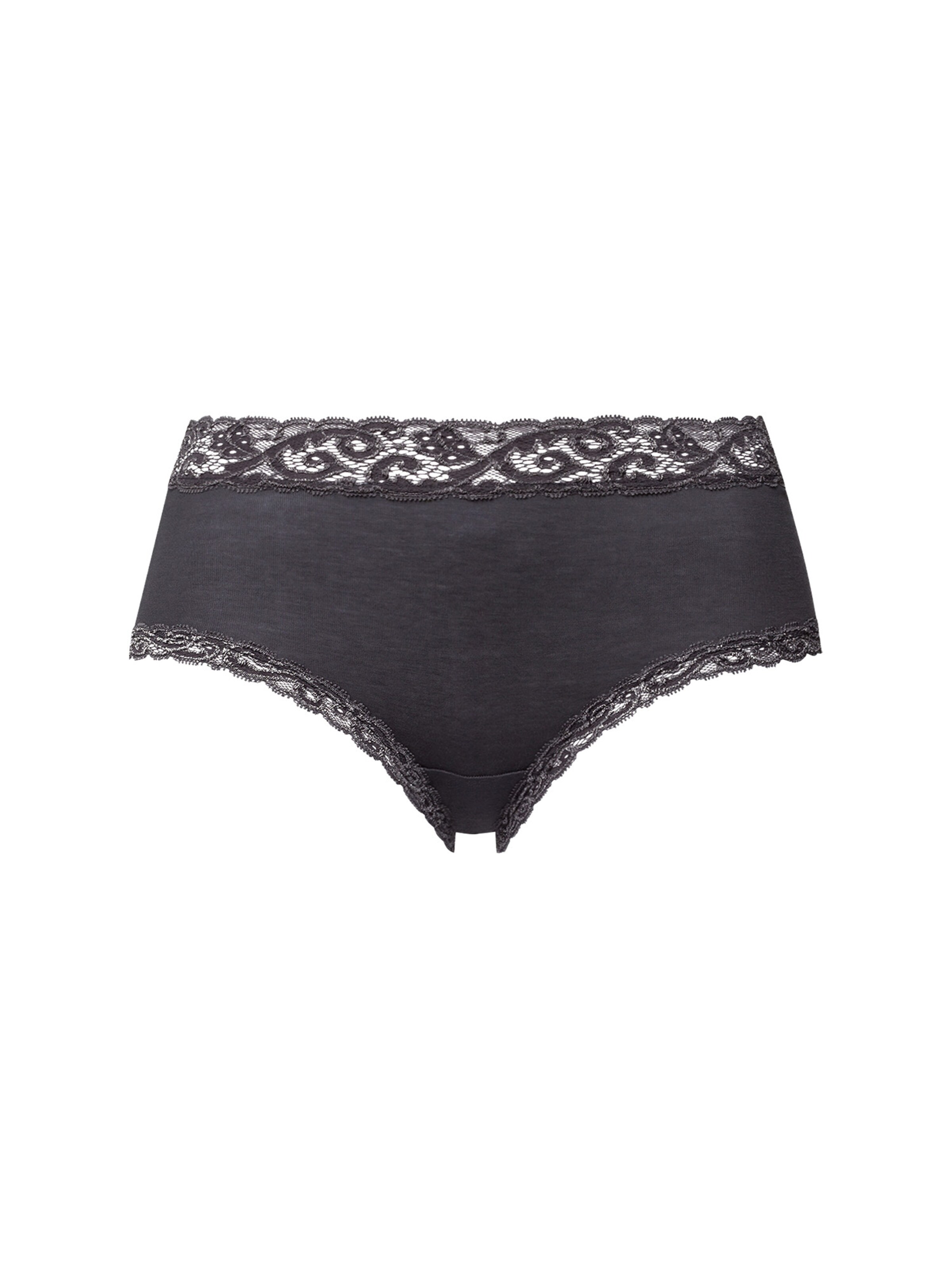 Slip ' Moments ' Hanro en noir : devant