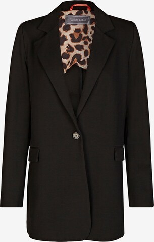 White Label Blazer in Black: front