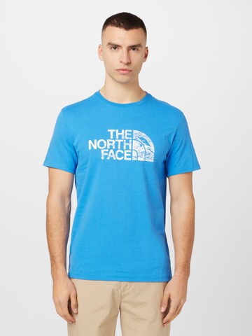 THE NORTH FACE T-Shirt in Blau: Vorderseite