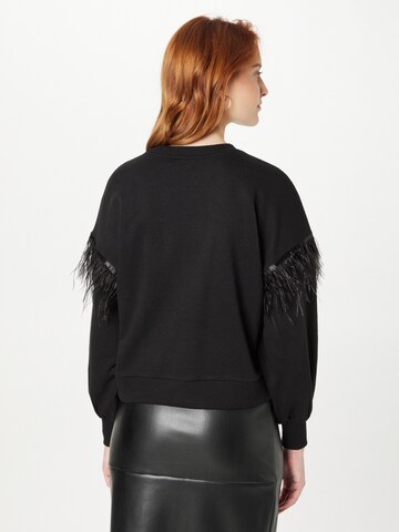 ONLY Sweatshirt 'FEATHER' in Schwarz