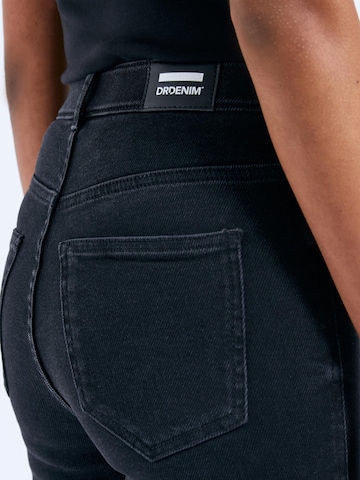 Dr. Denim Skinny Jeans 'Moxy High Flare' in Black