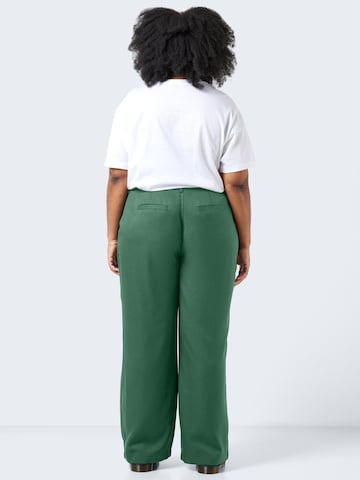 Noisy May Curve Široke hlačnice Hlače 'Pinola' | zelena barva