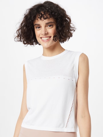 Varley Sports Top in White: front