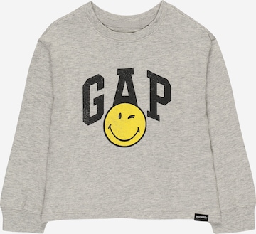 GAP Sweatshirt 'SMILEY50' in Grey: front