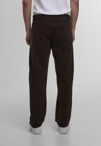 DEF Loosefit Jeans 'Texas' in Braun