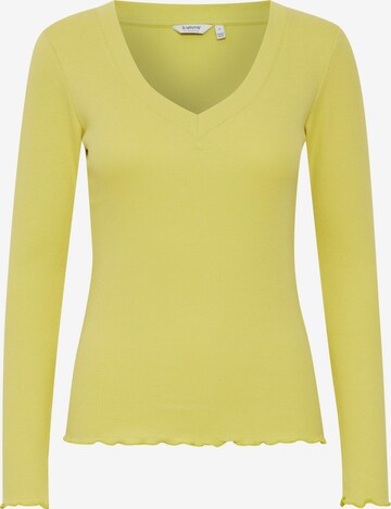 Pull-over b.young en jaune : devant