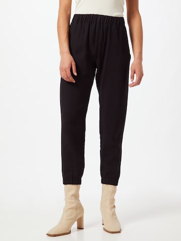 Karo Kauer Tapered Pants 'Mercy' in Black: front