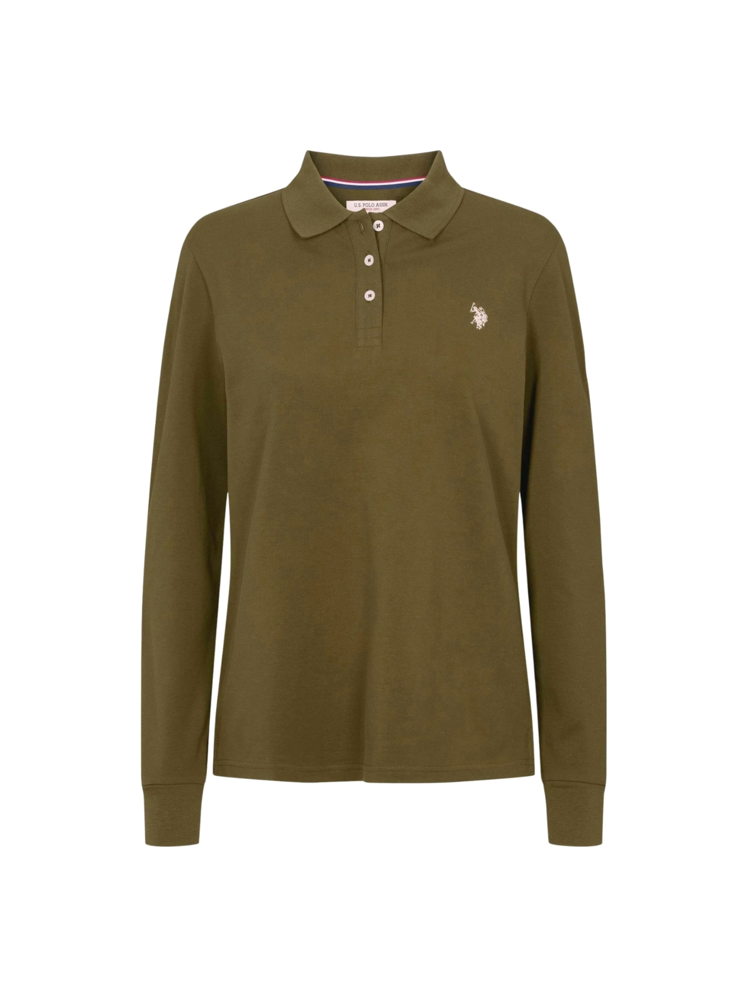 U.S. POLO ASSN. Tričko ' Lise ' – zelená: přední strana