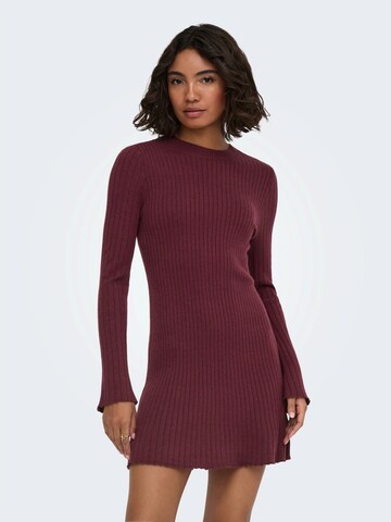 ONLY - Vestido de punto en lila: frente