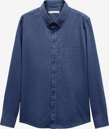 MANGO MAN Hemd 'Oxford' in Blau: predná strana