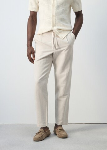 MANGO MAN Slimfit Hose 'Romelino' in Beige: Vorderseite
