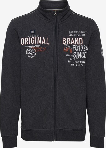 FQ1924 Zip-Up Hoodie 'LENNE' in Grey: front