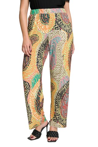 Wide Leg Pantalon Ulla Popken en mélange de couleurs : devant