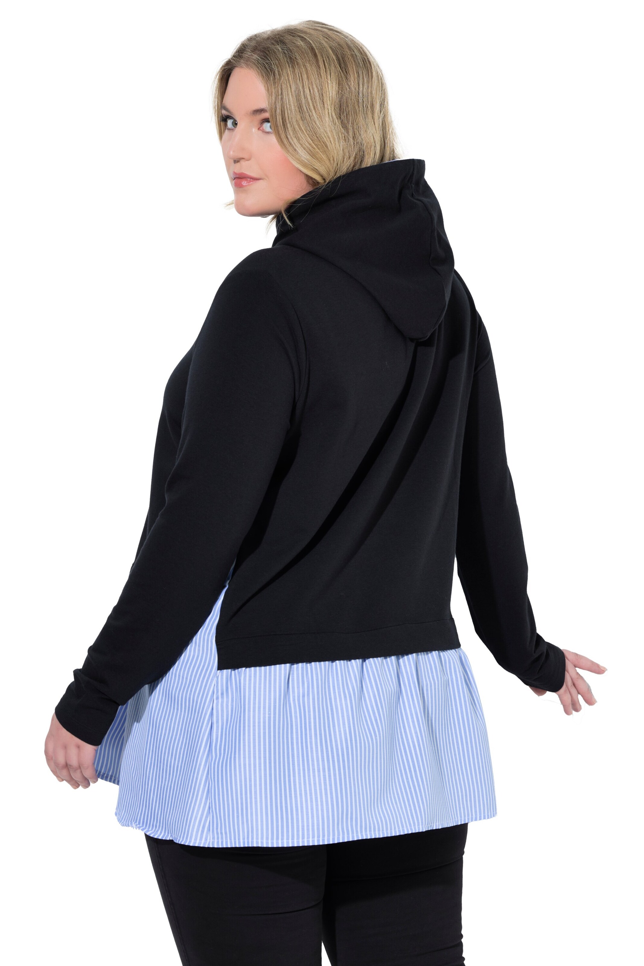 MIAMODA Sweatshirt in Black