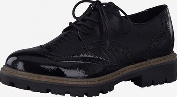 Chaussure à lacets MARCO TOZZI en noir : devant