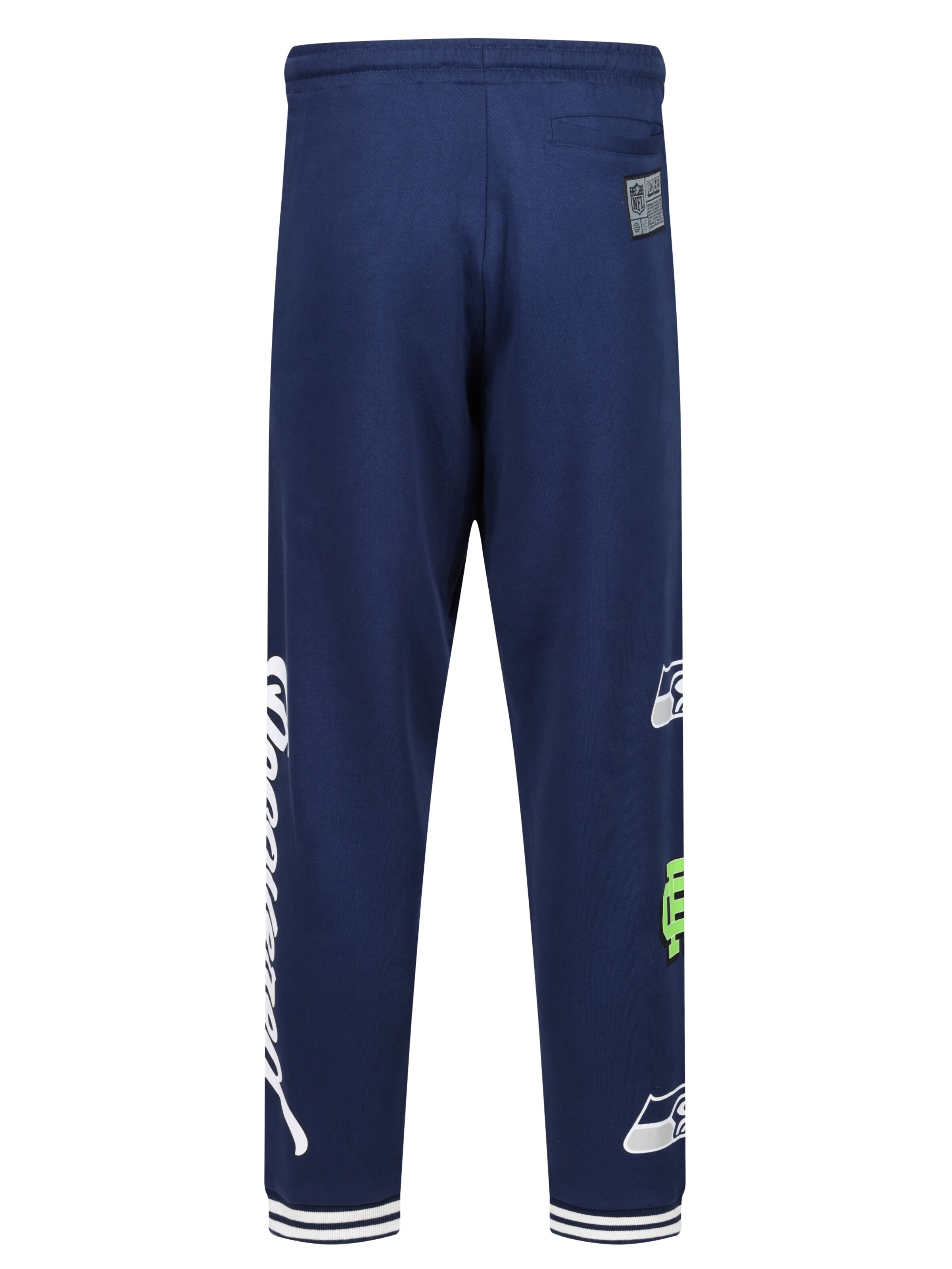 Recovered Tapered Sportbroek 'NFL Seahawks Emerald City' in Blauw